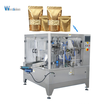 Automatic Vertical Weighing Walnut Zipper Bag Stand Up Pouch Machinery